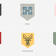 Illustration for article titled Game Of Thrones House Sigils, As Re-Imagined By A Nike Designer